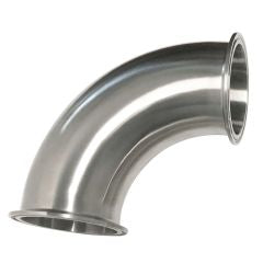 90 Degree Bend, 1.5" with Ferrule Flanges