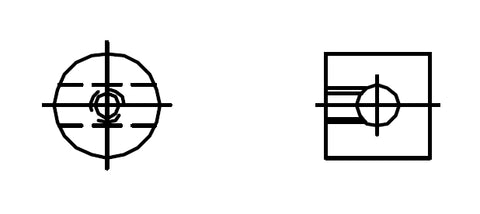 S/Steel Photo Sensor Shaft 2 Ring End Supporter