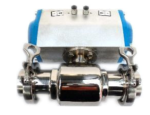 Triclover Two Way Actuated Ball Valve