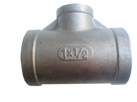 Tee SS 304 (1 x 1 /2 )