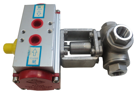SP-  S/S Rotary Air Actuated Valve