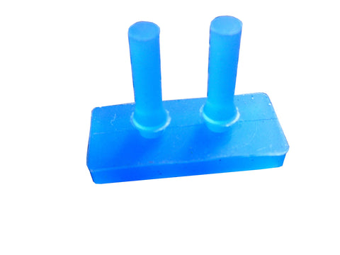 Bag Inflate & Zip Opening Blue Silicon Pads