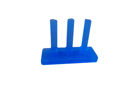 Bag Clip Pad, 3 Prong / Silicone